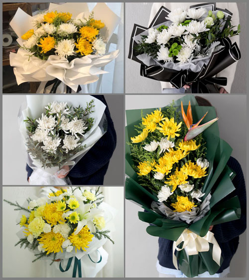 湖北武汉市新洲区徐古镇雷桃树村白事花束代送